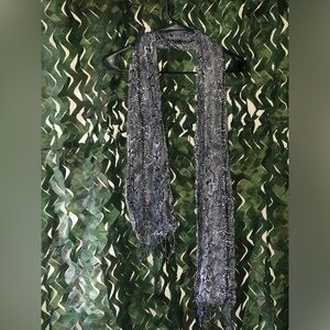 Snakeskin Patterned Scarf